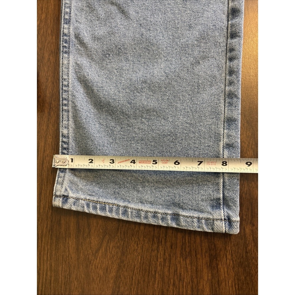 Wrangler Jeans Men's 38X30 Blue Denim Cowboy Cut Western Straight Leg Light Wash - Picture 12 of 12